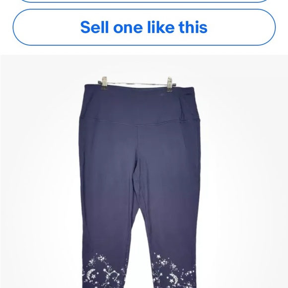 Chicos plus size zenergy slimming constellation leggings size 4 20/22 - Picture 5 of 6